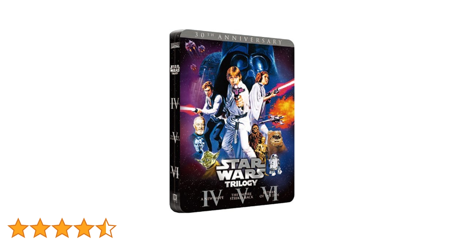 【新品】【廃盤】スターウォーズ トリロジー 30周年記念 スチールブック スター・ウォーズ エピソードI〜VI ブルーレイ スチール・ブック